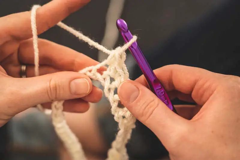 Beginnner crochet yarn