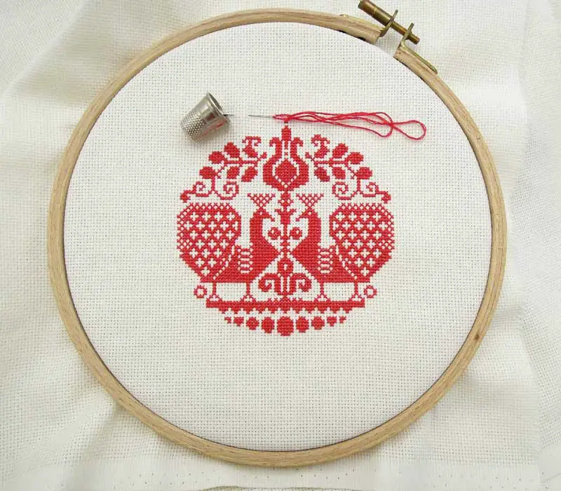 Needlepoint embroidery