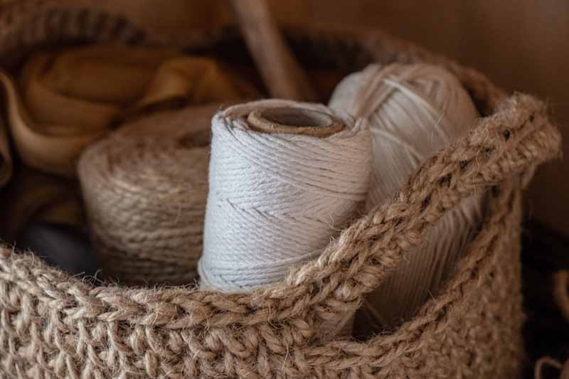Yarn for macrame or crochet