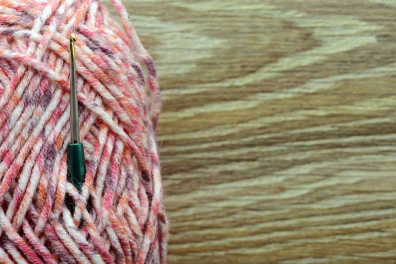 Yarn and crochet needle